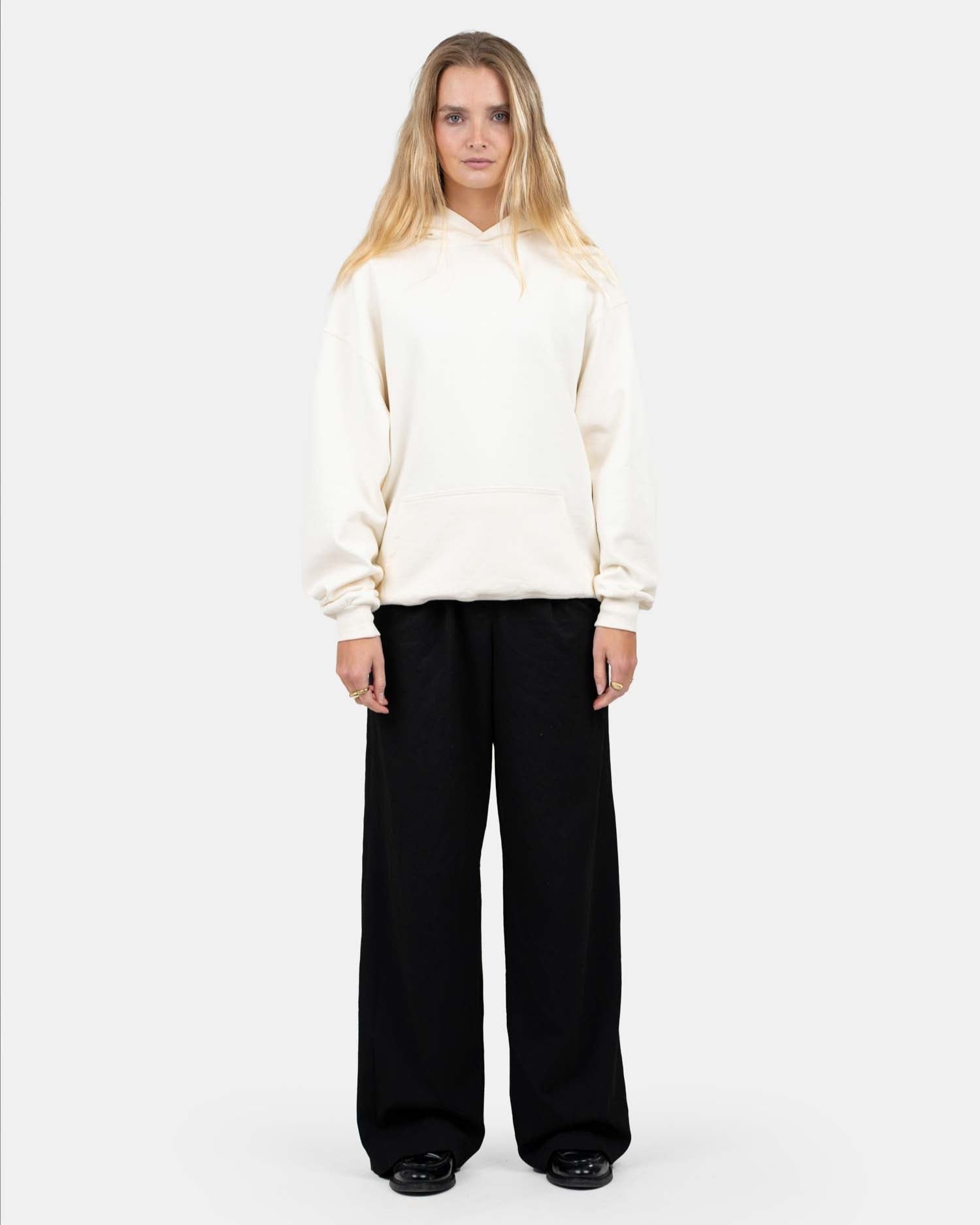 Blank Hoodie White | Skagen - clothing.dk